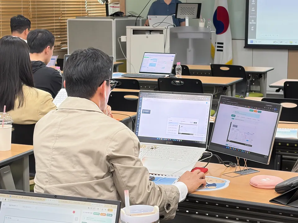 전라남도교육청 AI 활용 수업 연수 교육 현장 사진